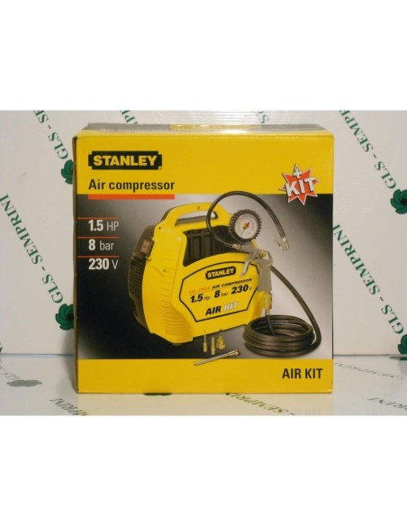 Compressore STANLEY air kit aria portatile senza serbatoio 1,5 hp 8 bar