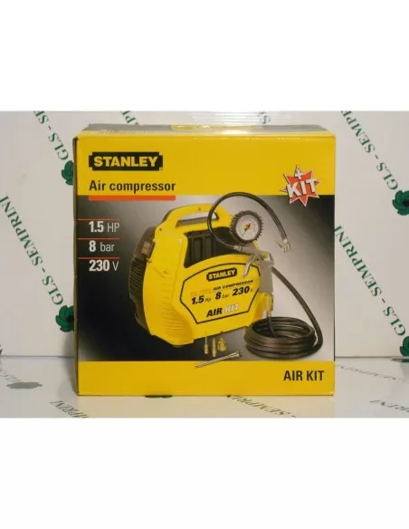 Compressore STANLEY air kit aria portatile senza serbatoio 1,5 hp 8 bar