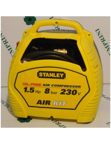 Compressore STANLEY air kit aria portatile senza serbatoio 1,5 hp 8 bar