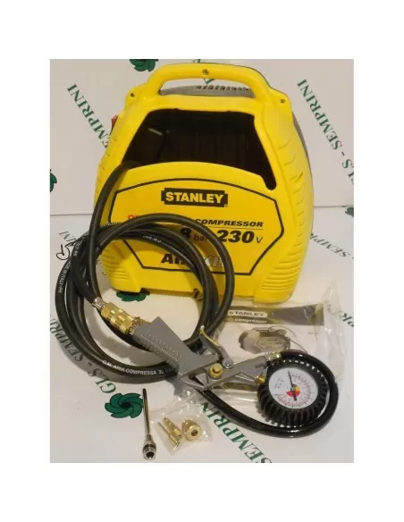 Compressore STANLEY air kit aria portatile senza serbatoio 1,5 hp 8 bar