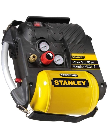 Compressore aria STANLEY air boss portatile tracolla 5 lt litri 1,5 hp 10 bar