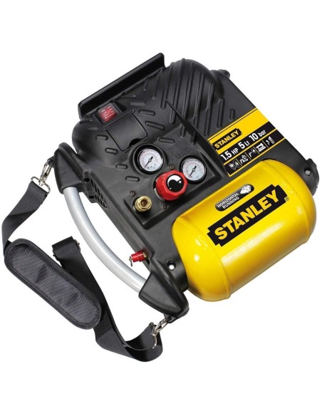 Compressore aria STANLEY air boss portatile tracolla 5 lt litri 1,5 hp 10 bar