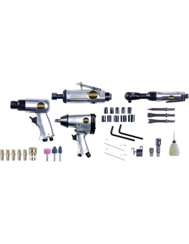 2 - Kit STANLEY 34 pezzi pneumatic accessori pneumatici compressore aria avvitatore