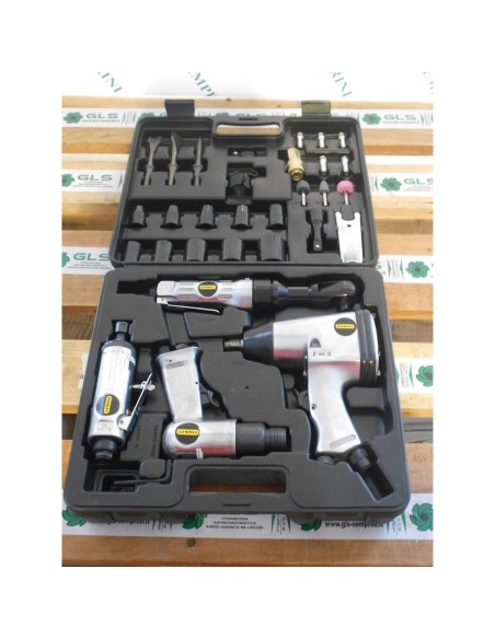 4 - Kit STANLEY 34 pezzi pneumatic accessori pneumatici compressore aria avvitatore