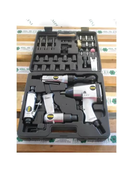 4 - Kit STANLEY 34 pezzi pneumatic accessori pneumatici compressore aria avvitatore