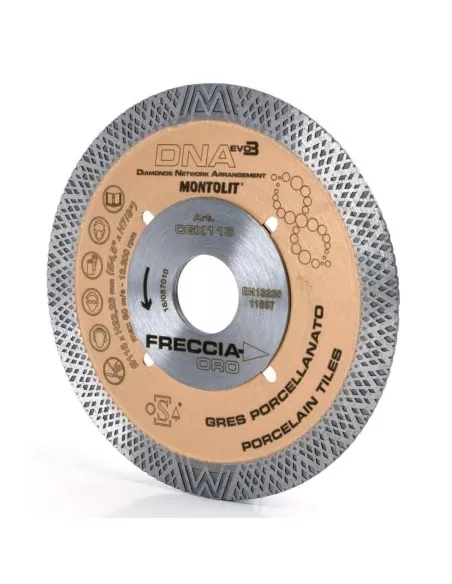 1 - DISCO DIAMANTATO PER GRES PORCELLANATO E CERAMICA DURA MONTOLIT DNA CGX 1 - DISCO DIAMANTATO PER GRES PORCELLANATO E CERAMICA DURA MONTOLIT DNA CGX