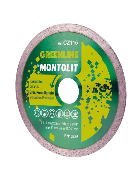 DISCO DIAMANTATO MONTOLIT CERMONT CZ X GRES E CERAMICA X SMERIGLIATRICE