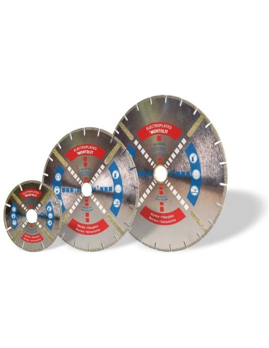 DISCO DIAMANTATO ELECTROPLATED MONTOLIT ED X MARMO FIBRE DI VETRO VETRORESINA