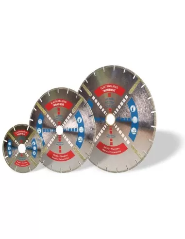 1 - DISCO DIAMANTATO ELECTROPLATED MONTOLIT ED X MARMO FIBRE DI VETRO VETRORESINA