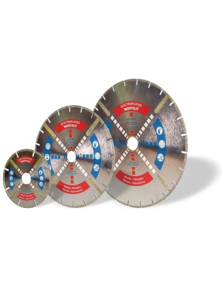 DISCO DIAMANTATO ELECTROPLATED MONTOLIT ED X MARMO FIBRE DI VETRO VETRORESINA