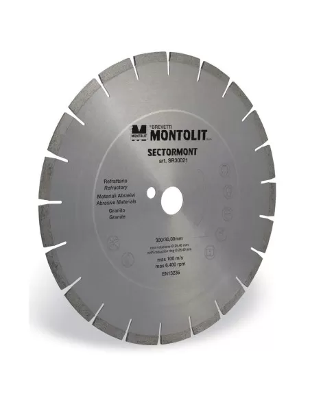 1 - DISCO DIAMANTATO MONTOLIT SR PER REFRATTARIO GRANITO PORFIDO MATERIALI ABRASIVI