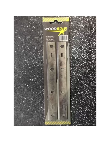 1 - Coppia di coltelli per ricambio nuovo modello x pialla filo spessore Scheppach hms850 hms860