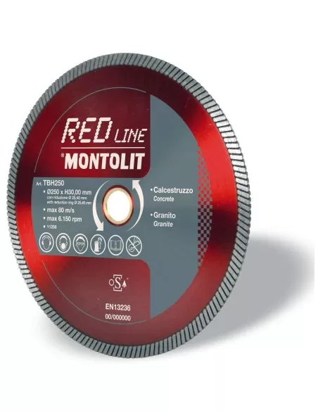 1 - DISCO DIAMANTATO TURMONT MONTOLIT TBH PER CALCESTRUZZO E GRANITO 1 - DISCO DIAMANTATO TURMONT MONTOLIT TBH PER CALCESTRUZZO E GRANITO