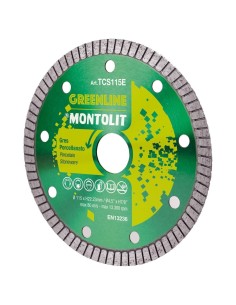 DISCO DIAMANTATO MONTOLIT TURMONT TCS-E X CERAMICA E GRES X SMERIGLIATRICE