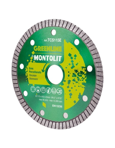 DISCO DIAMANTATO MONTOLIT TURMONT TCS-E X CERAMICA E GRES X SMERIGLIATRICE