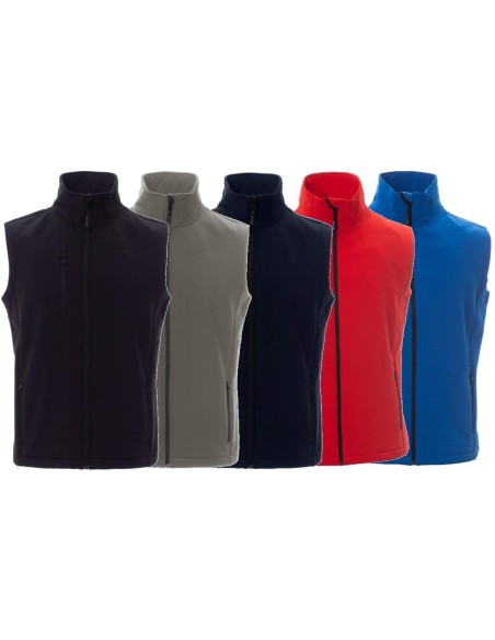 Gilet soft shell Payper glasgow giubbino smanicato traspirante impermeabile uomo