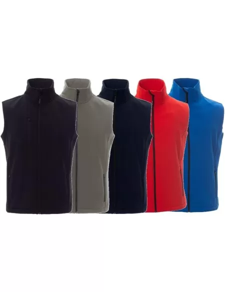 1 - Gilet soft shell Payper glasgow giubbino smanicato traspirante impermeabile uomo