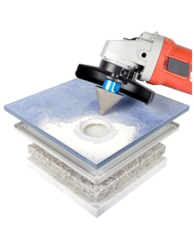 FRESE CONICHE DIAMANTATE MONTOLIT MONDRILLO FPS PER RIFINITURA FORI