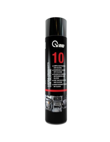 Bomboletta spray lucida cruscotti con silicone per auto 600 ml VMD 10