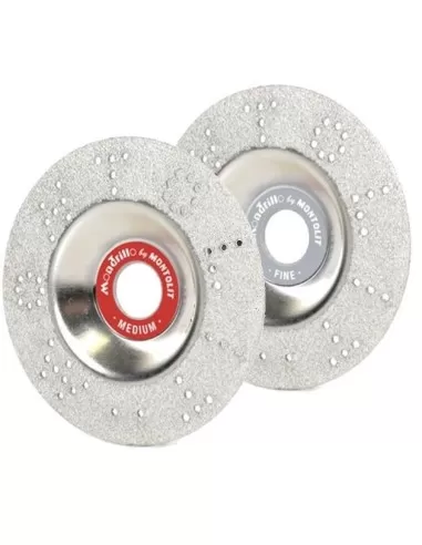 1 - Platorelli mole diamantate Montolit mondrillo stl-m grana fine o media 115/125mm