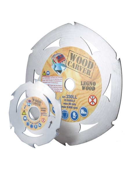 DISCO LAMA CIRCOLARE PER LEGNO MONTOLIT WOOD CARVER PER SMERIGLIATRICE