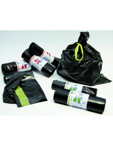 2 - Kit da 280 sacchi neri 72x110 my 50 x immondizia indifferenziata bidone pattumiera