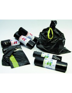 Kit da 120 sacchi neri 90x120 my 80 x immondizia indifferenziata bidone pattumiera