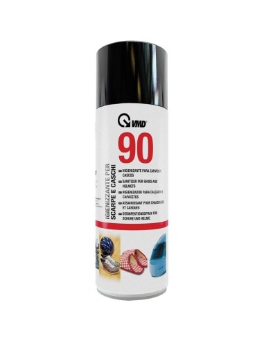 2 - Bomboletta spray igienizzante per scarpe caschi funghi muffe 400 ml VMD 90