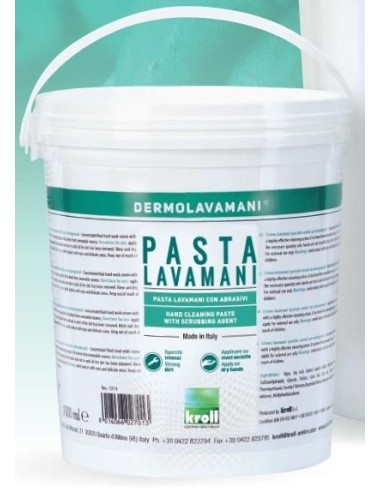 2 - Sapone pasta lavamani KROLL 0102 1 kg sgrassante da lavoro per meccanico