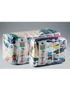 Pezzame colorato 20 kg panni stracci riciclati senza jeans