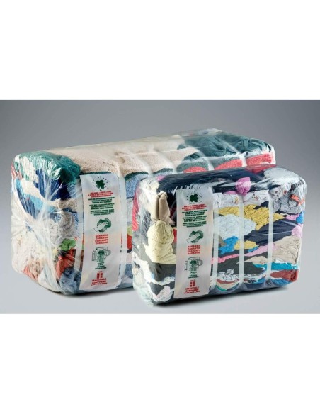 Pezzame colorato 20 kg panni stracci riciclati senza jeans