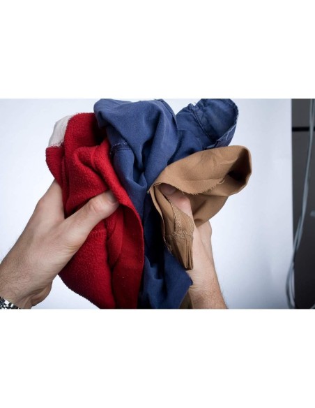 Pezzame colorato 20 kg panni stracci riciclati senza jeans