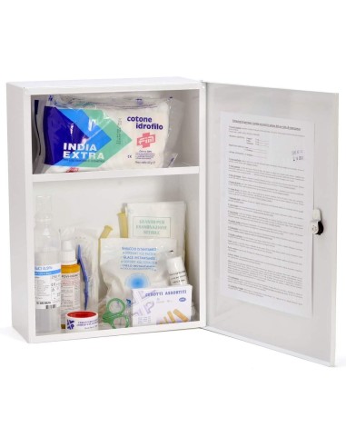 6 - Armadietto pronto soccorso metallo allegato 2 aziende con meno di 3 dipendenti