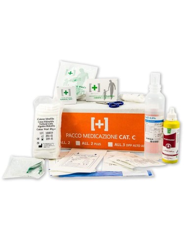 2 - Kit di reintegro allegato 2 per cassetta medica pronto soccorso meno 3 dip