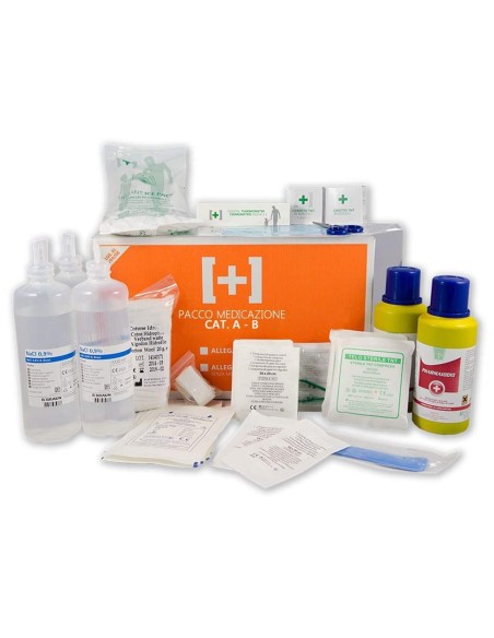 3 - Kit di reintegro allegato 1 per cassetta medica pronto soccorso + 3 dip s/sfigmo