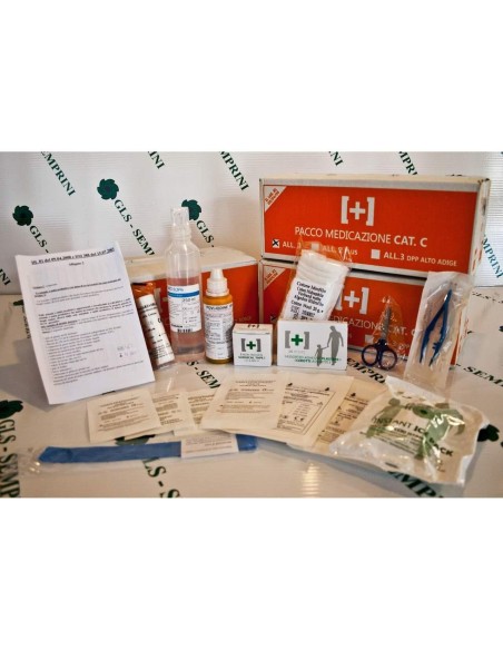 4 - Kit di reintegro allegato 1 per cassetta medica pronto soccorso + 3 dip s/sfigmo