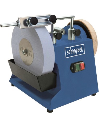 Affilatrice mola ad acqua Scheppach tiger 2500 scalpelli sgorbie coltelli