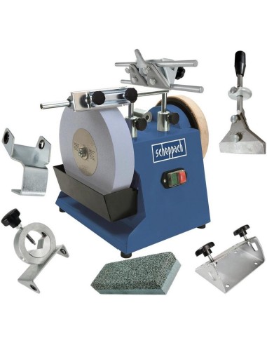 Affilatrice mola a acqua per coltelli e scalpelli Scheppach tiger 2500