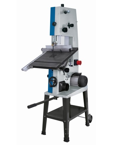 4 - Sega a nastro da banco legno 800 w taglio 205 / 306 mm SCHEPPACH basa3 + 2 lame