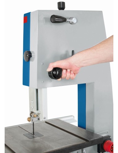 6 - Sega a nastro da banco legno 800 w taglio 205 / 306 mm SCHEPPACH basa3 + 2 lame