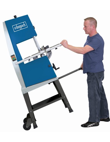 7 - Sega a nastro da banco legno 800 w taglio 205 / 306 mm SCHEPPACH basa3 + 2 lame