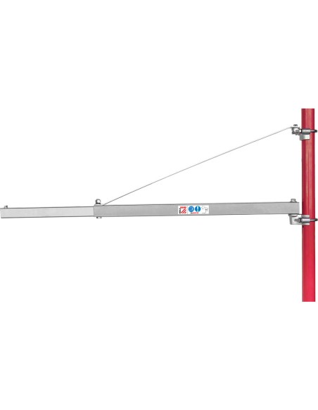 Paranco montacarichi elettrico argano 250 kg SCHEPPACH hrs250 + braccio bandiera