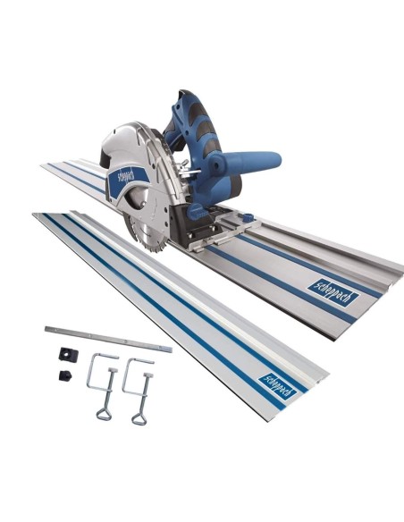 Sega circolare SCHEPPACH pl55 + barra guida 2,8 m di binari + accessori