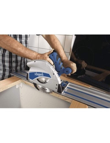 Sega circolare SCHEPPACH pl55 + barra guida 2,8 m di binari + accessori