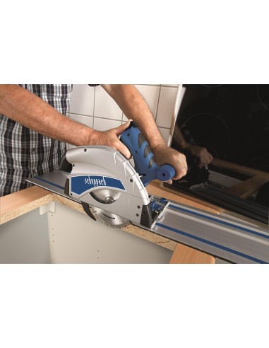 Sega circolare SCHEPPACH pl55 + barra guida 2,8 m di binari + accessori