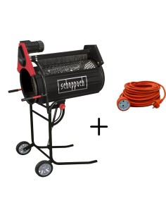 Setaccio rotante elettrico 250w bocca ø 40cm SCHEPPACH rs350 + prolunga 20 mt