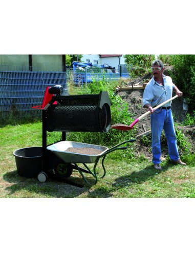 8 - Setaccio rotante elettrico 250w bocca ø 40cm SCHEPPACH rs350 + prolunga 20 mt