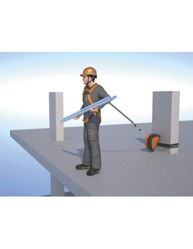 9 - Dispositivo anticaduta Deltaplus protector tetra an14008t cavo acciaio mt 25