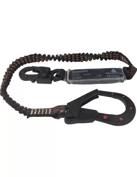 1 - Assorbitore di energia dielettrico a cinghia estensibile 2m Deltaplus an235200pr 1 - Assorbitore di energia dielettrico a cinghia estensibile 2m Deltaplus an235200pr