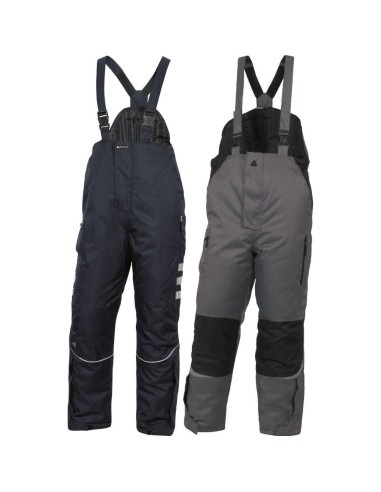 1 - Pantalone termico invernale imbottito lavoro freddo Deltaplus iceberg